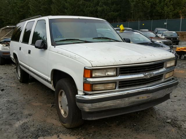 1GNFK16R2XJ493501 - 1999 CHEVROLET SUBURBAN WHITE photo 1