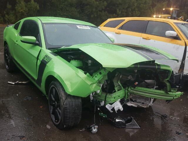 1ZVBP8CU6D5241360 - 2013 FORD MUSTANG BO GREEN photo 1