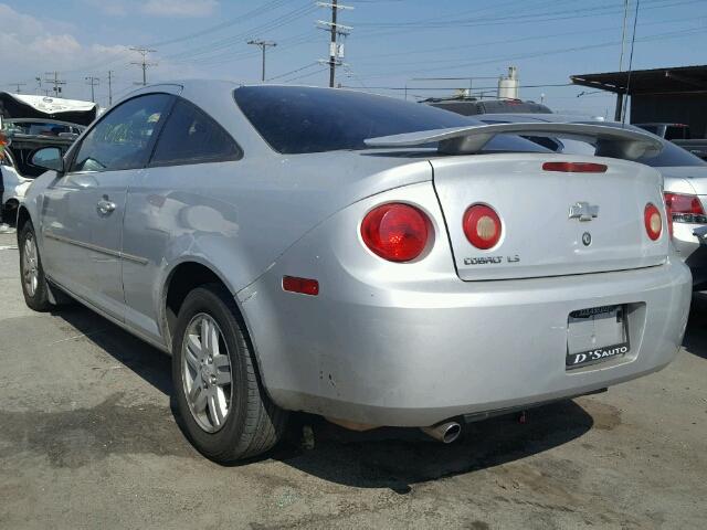 1G1AL12F757590157 - 2005 CHEVROLET COBALT LS WHITE photo 3