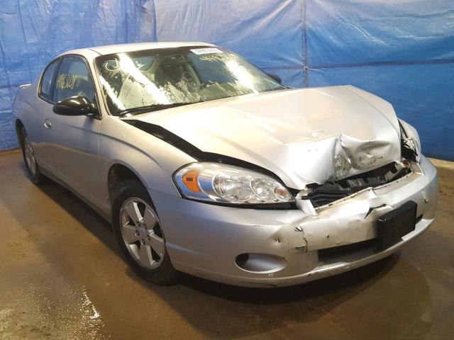2G1WJ15K079176692 - 2007 CHEVROLET MONTE CARL ვერცხლისფერი ფოტო 1