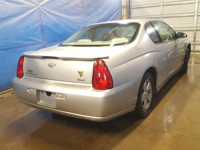 2G1WJ15K079176692 - 2007 CHEVROLET MONTE CARL ვერცხლისფერი ფოტო 4