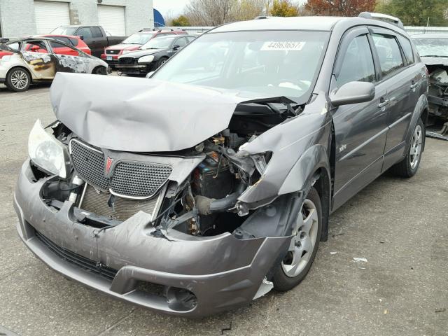 5Y2SL63815Z424889 - 2005 PONTIAC VIBE GRAY photo 2