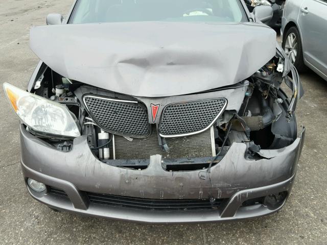 5Y2SL63815Z424889 - 2005 PONTIAC VIBE GRAY photo 9