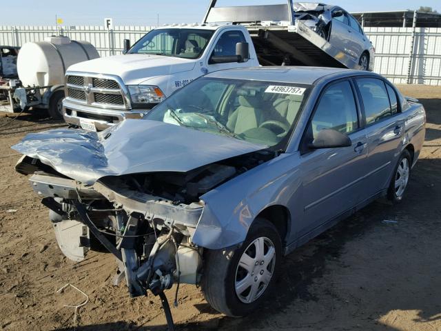 1G1ZS58F17F248748 - 2007 CHEVROLET MALIBU BLUE photo 2