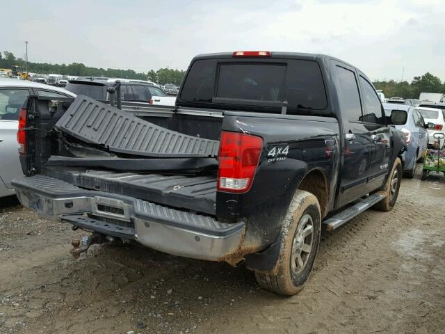 1N6BA07B97N223564 - 2007 NISSAN TITAN XE BLACK photo 4