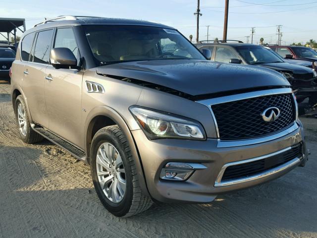 JN8AZ2NC2H9430424 - 2017 INFINITI QX80 GRAY photo 1