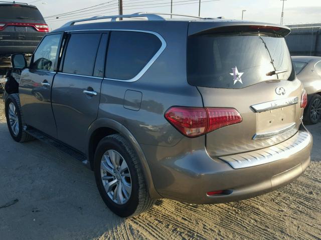 JN8AZ2NC2H9430424 - 2017 INFINITI QX80 GRAY photo 3