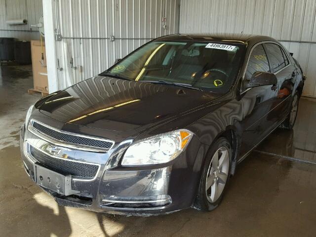 1G1ZC5E10BF283697 - 2011 CHEVROLET MALIBU BLACK photo 2