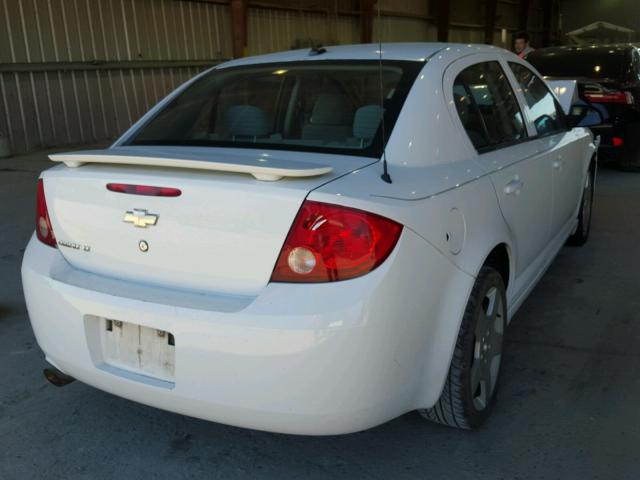 1G1AT58H397179893 - 2009 CHEVROLET COBALT LT WHITE photo 4