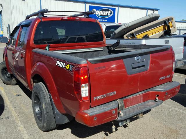 1N6AD0EV6DN738789 - 2013 NISSAN FRONTIER MAROON photo 3