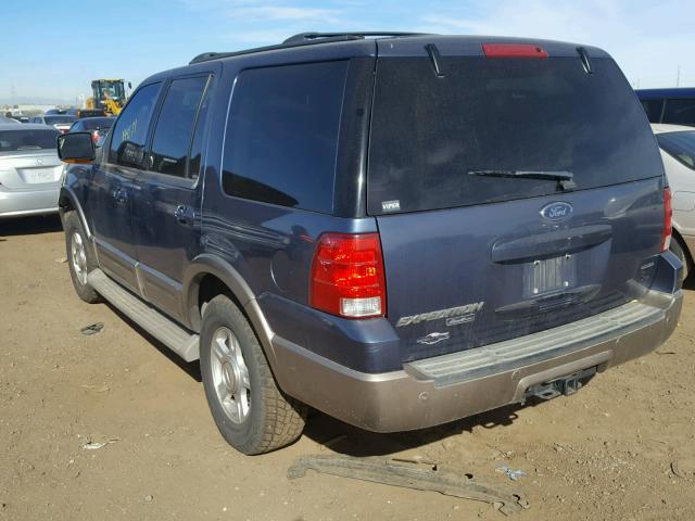 1FMFU18L03LC54826 - 2003 FORD EXPEDITION BLUE photo 3