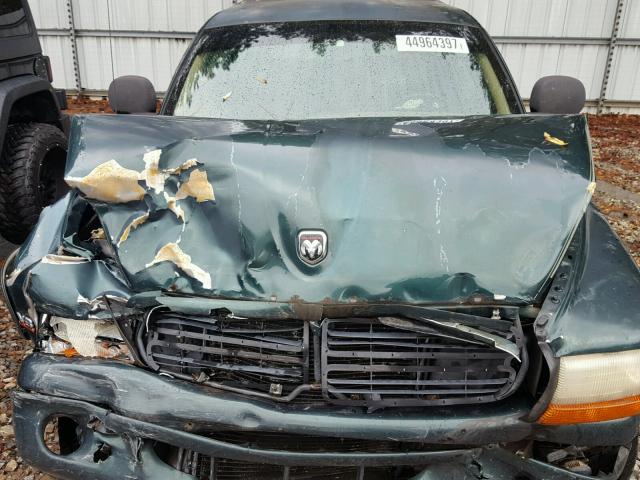 1B4HS28Z6XF598515 - 1999 DODGE DURANGO GREEN photo 7