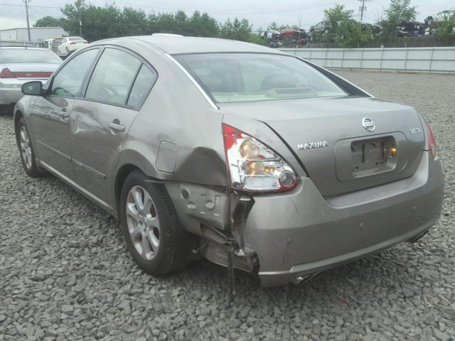 1N4BA41E47C856004 - 2007 NISSAN MAXIMA SE GRAY photo 3