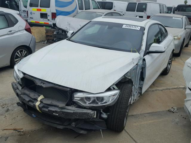 WBA3N7C59EK221300 - 2014 BMW 428 I WHITE photo 2