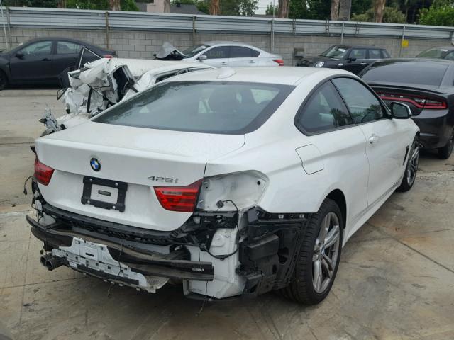 WBA3N7C59EK221300 - 2014 BMW 428 I WHITE photo 4