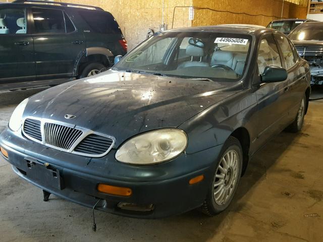 KLAVA6922XB202130 - 1999 DAEWOO LEGANZA CD GREEN photo 2