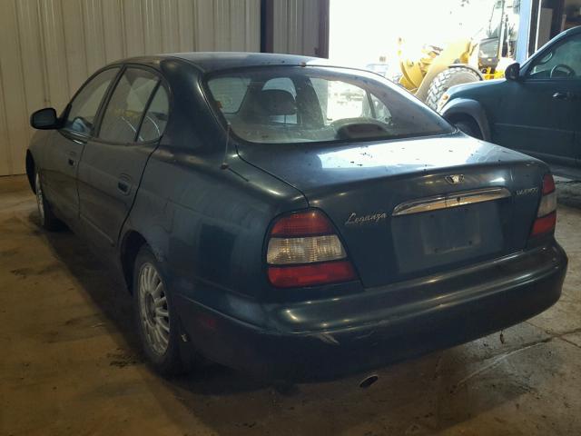 KLAVA6922XB202130 - 1999 DAEWOO LEGANZA CD GREEN photo 3