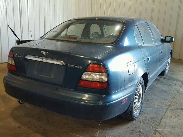 KLAVA6922XB202130 - 1999 DAEWOO LEGANZA CD GREEN photo 4