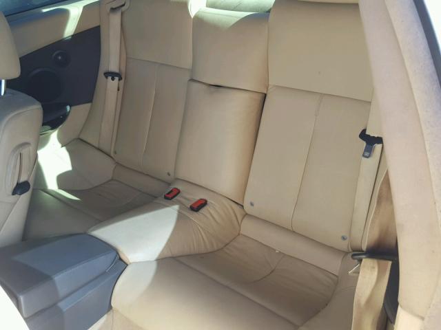 WBAEH73405B869020 - 2005 BMW 645 CI AUT WHITE photo 6