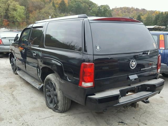 3GYFK66N74G334015 - 2004 CADILLAC ESCALADE E BLACK photo 3