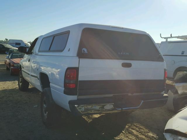 1B7HF16Z3WS617757 - 1998 DODGE RAM 1500 WHITE photo 3