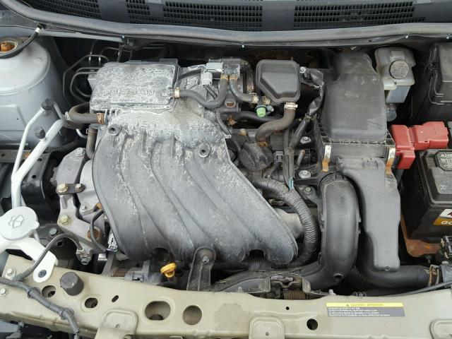 3N1CN7AP4CL897806 - 2012 NISSAN VERSA S 银色 照片 7