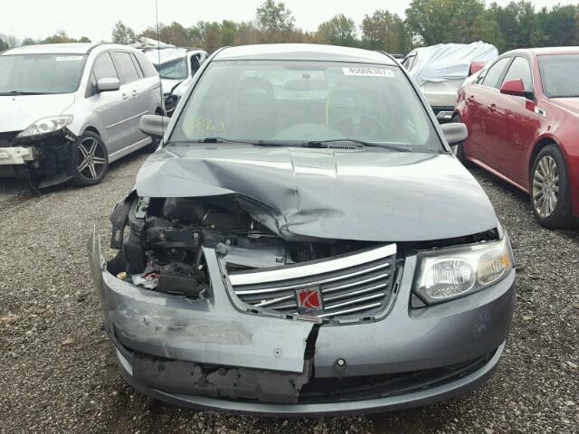 1G8AJ52F95Z137211 - 2005 SATURN ION LEVEL GRAY photo 9