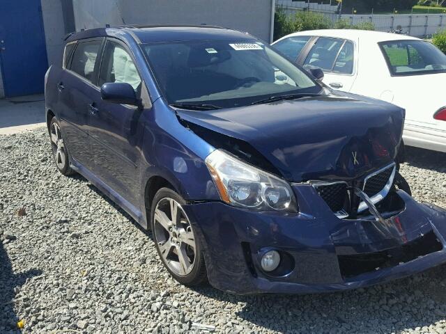 5Y2SR670X9Z437147 - 2009 PONTIAC VIBE GT BLUE photo 1