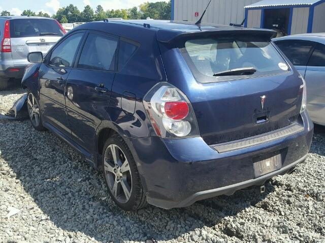 5Y2SR670X9Z437147 - 2009 PONTIAC VIBE GT BLUE photo 3