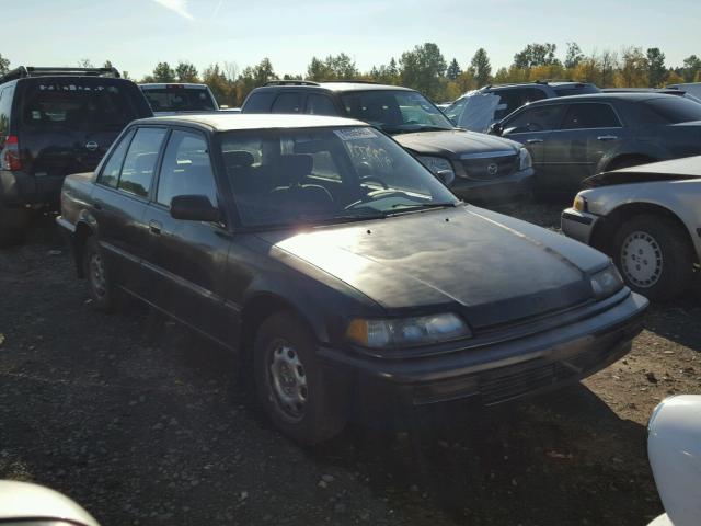 1HGED365XLL007041 - 1990 HONDA CIVIC LX BLACK photo 1