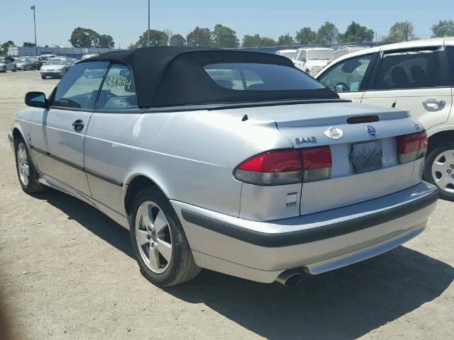 YS3DF75K537003211 - 2003 SAAB 9-3 SE SILVER photo 3