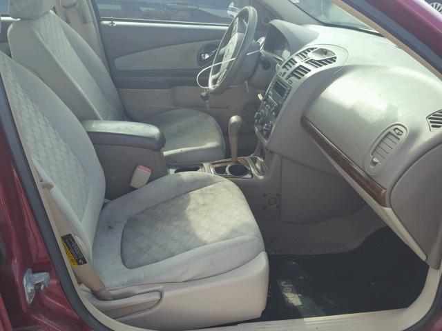 1G1ZT54874F121762 - 2004 CHEVROLET MALIBU LS Qırmızı foto 5