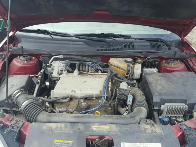 1G1ZT54874F121762 - 2004 CHEVROLET MALIBU LS Qırmızı foto 7