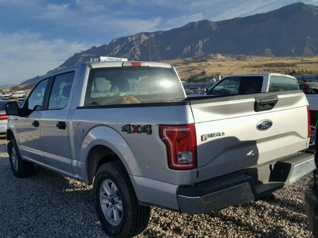 1FTEW1EP6GKF55565 - 2016 FORD F150 SUPER SILVER photo 3