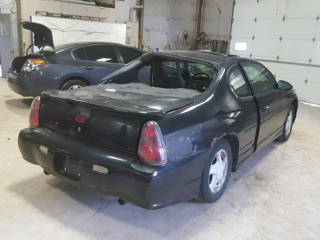 2G1WX12K539381485 - 2003 CHEVROLET MONTE CARL შავი ფოტო 4