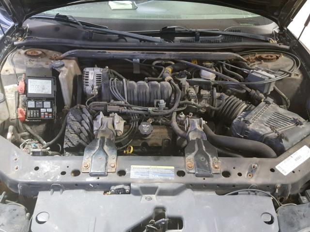 2G1WX12K539381485 - 2003 CHEVROLET MONTE CARL შავი ფოტო 7