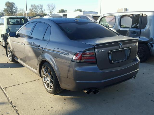 19UUA76548A020690 - 2008 ACURA TL TYPE S GRAY photo 3