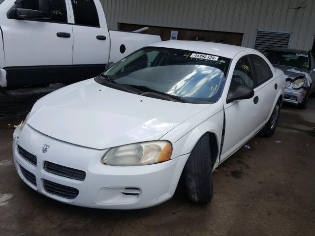 1B3EL36X44N145281 - 2004 DODGE STRATUS SE WHITE photo 2