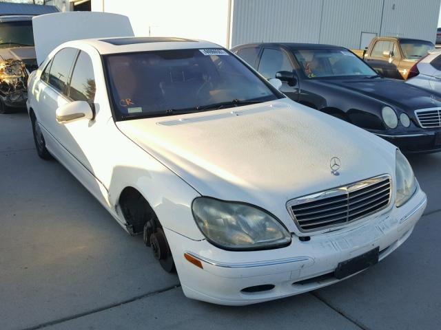 WDBNG70J52A295546 - 2002 MERCEDES-BENZ S 430 WHITE photo 1