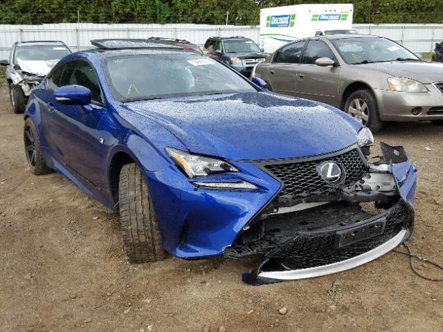 JTHSE5BC2F5003152 - 2015 LEXUS RC 350 BLUE photo 1