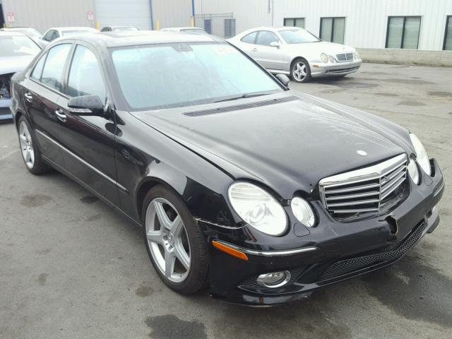 WDBUF56X69B389275 - 2009 MERCEDES-BENZ E 350 BLACK photo 1