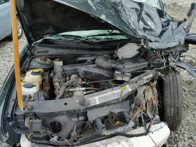 1G8ZN82711Z213239 - 2001 SATURN SW2 GREEN photo 7