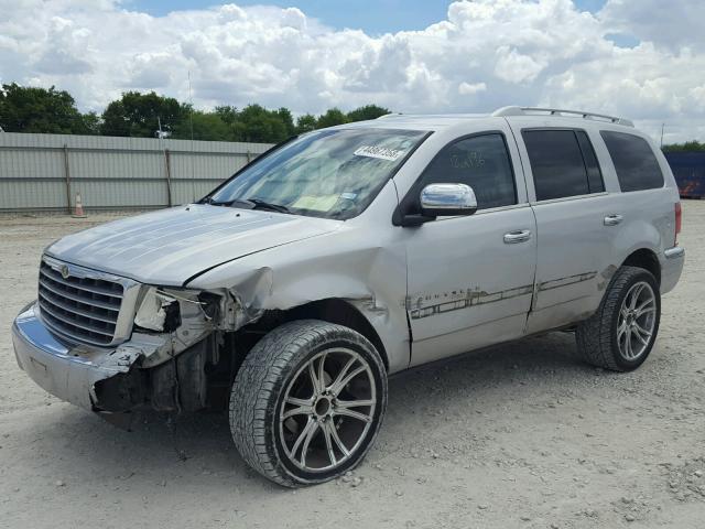 1A8HX58P47F535023 - 2007 CHRYSLER ASPEN LIMI SILVER photo 2