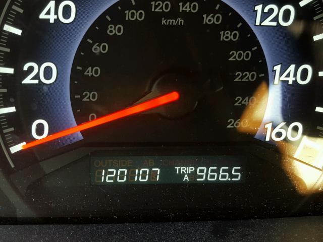 5FNRL38405B013900 - 2005 HONDA ODYSSEY EX BURGUNDY photo 8