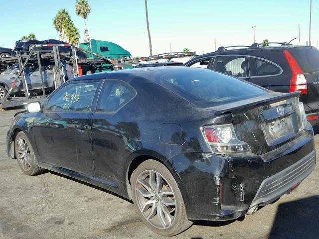 JTKJF5C73FJ001793 - 2015 TOYOTA SCION TC BLACK photo 3