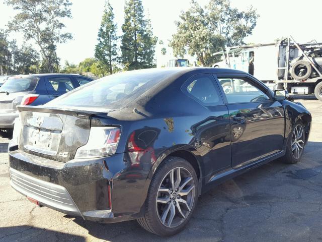 JTKJF5C73FJ001793 - 2015 TOYOTA SCION TC BLACK photo 4