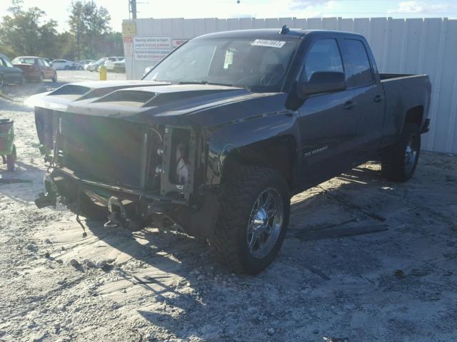 1GCVKREC2EZ231704 - 2014 CHEVROLET SILVERADO BLACK photo 2