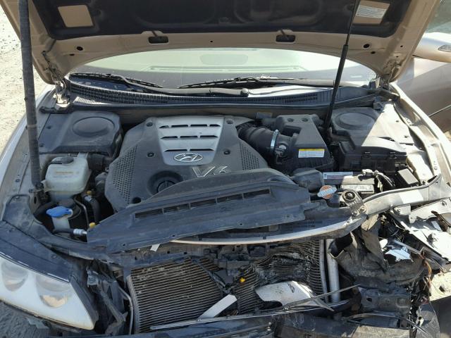 KMHFC46F87A185676 - 2007 HYUNDAI AZERA SE TAN photo 7