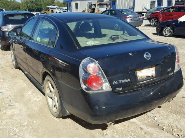 1N4BL11D55C228224 - 2005 NISSAN ALTIMA BLACK photo 3