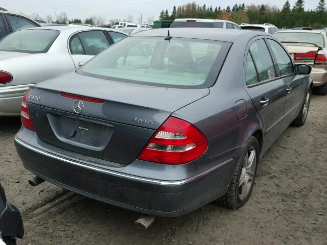 WDBUF87J26X186880 - 2006 MERCEDES-BENZ E 350 4MAT GRAY photo 4